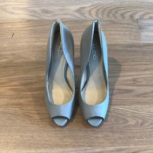 ALDO platform heels - grey - size 38